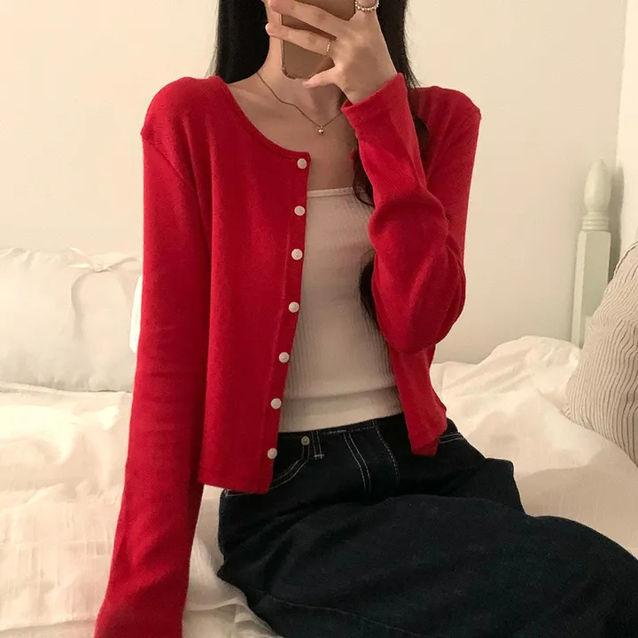 로로 펀칭 가디건 (8color) 상세 이미지 96