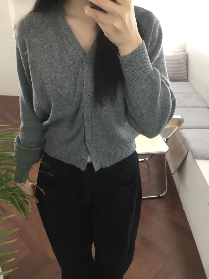 {✩봄 신상 / 넉넉 여리핏✩} 🌸팔뚝살 커버 맛집🌸 파스텔 니트 브이넥 가디건 상세 이미지 34