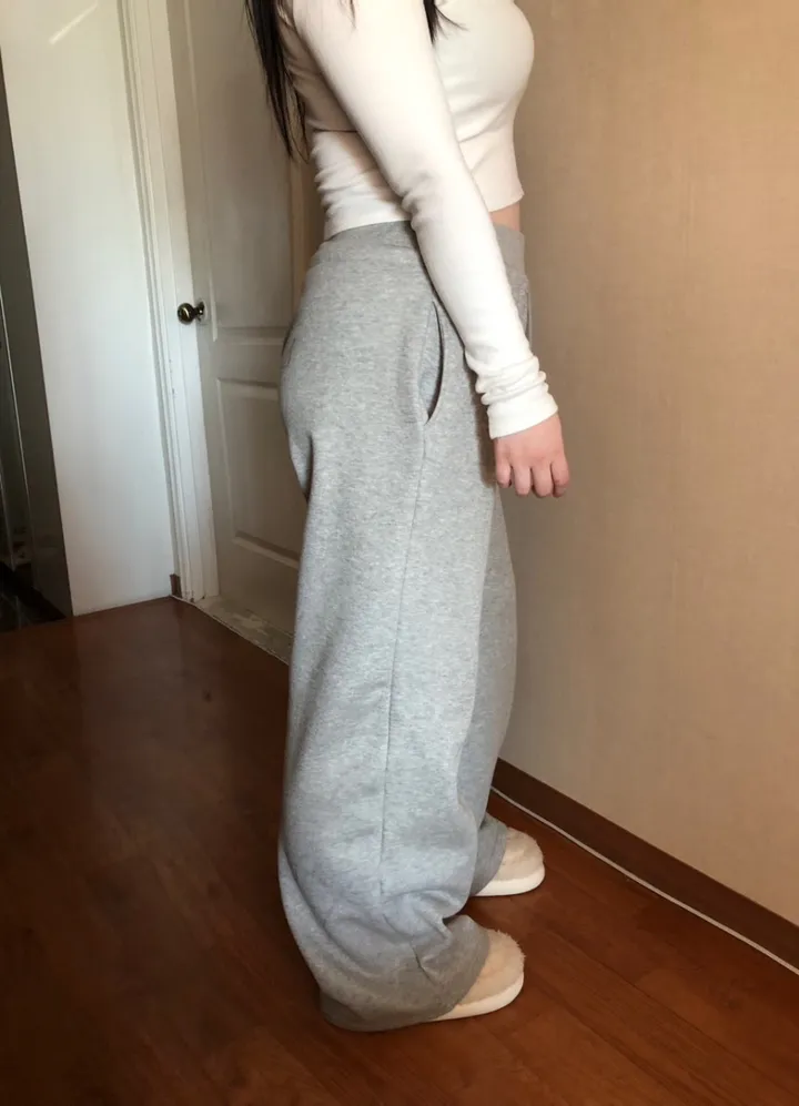 (골넓핏❤️‍🔥/~2XL/2col)코르셋 골반뽕 밴딩 와이드 트레이닝팬츠 상세 이미지 43