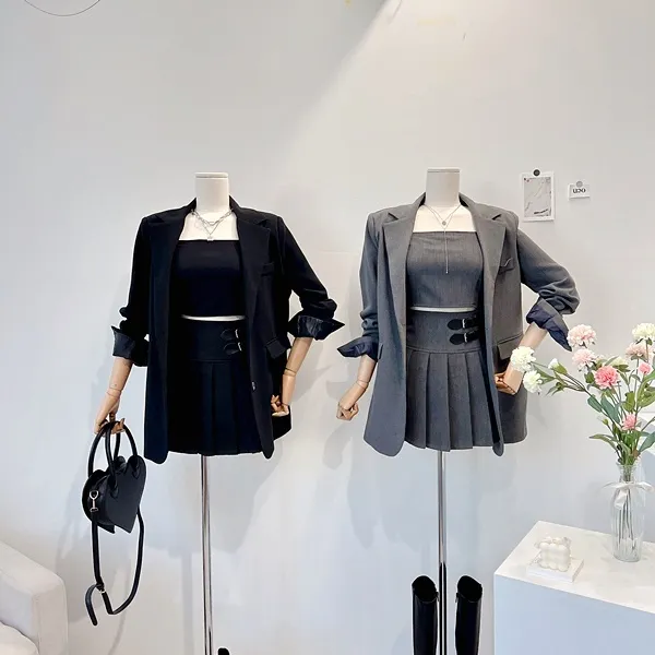 💙당일발송💙*자체제작* 뒷태여신 테일러드카라 대디자켓 버튼자켓 단추자켓 백트임 백버튼 뒷트임 오버핏자켓 슬림자켓 무지자켓 긴팔자켓 하프자켓 숏자켓 롱자켓 봄자켓 봄아우터 하객룩 상세 이미지 5