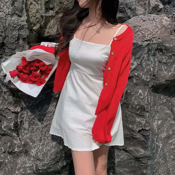 [재진행❤️/주문폭주]러블리 한도초과, 리본 자수 라운드넥 니트 가디건 상세 이미지 30
