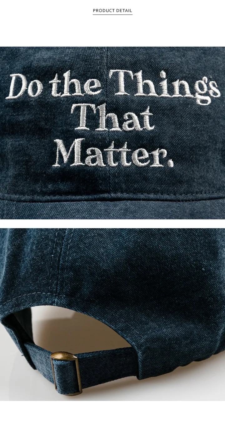 That matter 피그먼트 볼캡-블루 상세 이미지 3