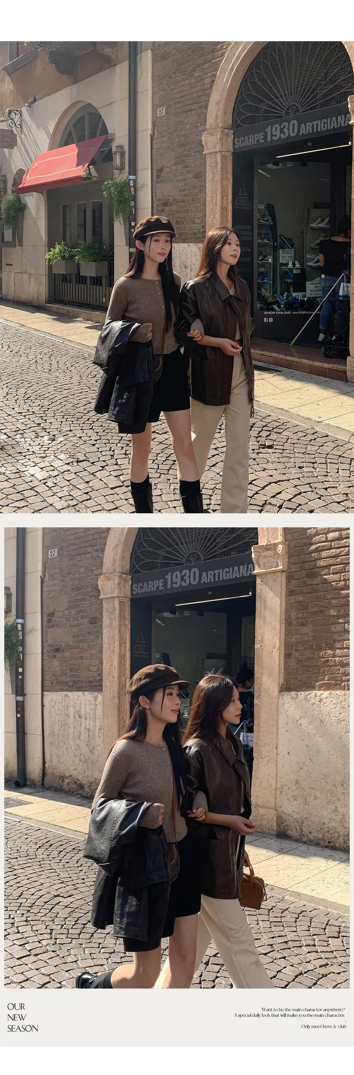 [자체제작/오늘출발/1만장돌파!]#봄🌷 바텐 오버핏 하프 레더 자켓 (데일리룩/개강룩/봄아우터/봄자켓/레더자켓/가죽자켓/루즈핏) 상세 이미지 96
