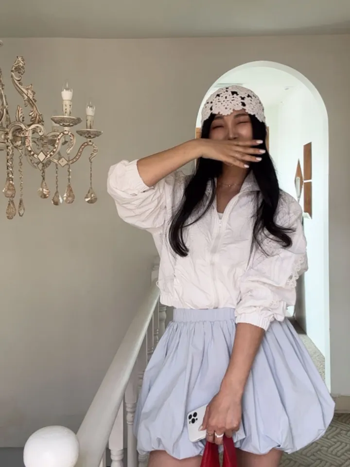 간절기 화이트레이스라인점퍼 상세 이미지 16
