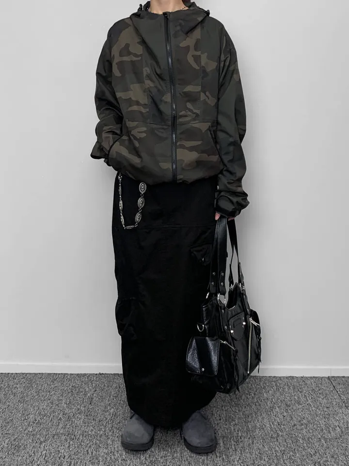 [🖤unisex] 카모 윈드 브레이커 상세 이미지 36
