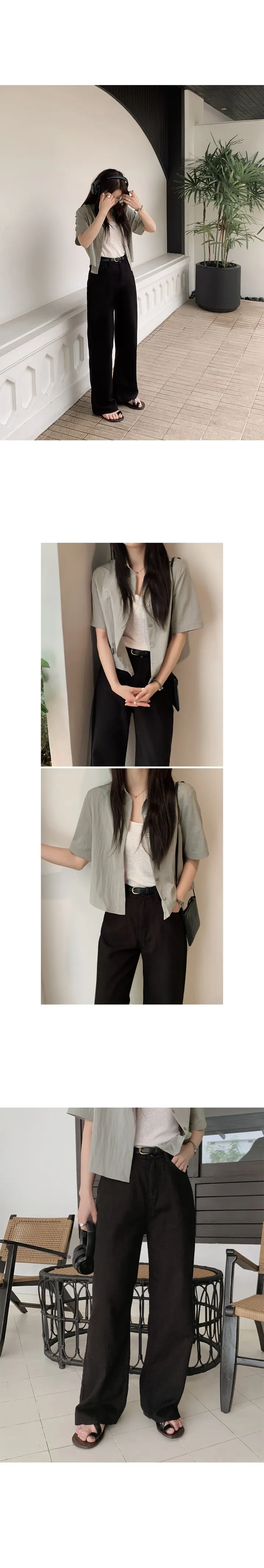 [👀허리밴딩/후들팬츠] 투데이 에어썸머 와이드팬츠 (+기본/롱ver) - 4 size (SLOWMADE/자체제작/봄팬츠/여름팬츠/바지/세미와이드/편안함/데일리) 상세 이미지 53