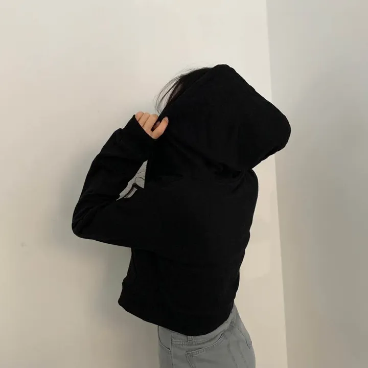 [재진행/기모버전 추가] 투웨이 크롭 후드 집업 - 3color 상세 이미지 39