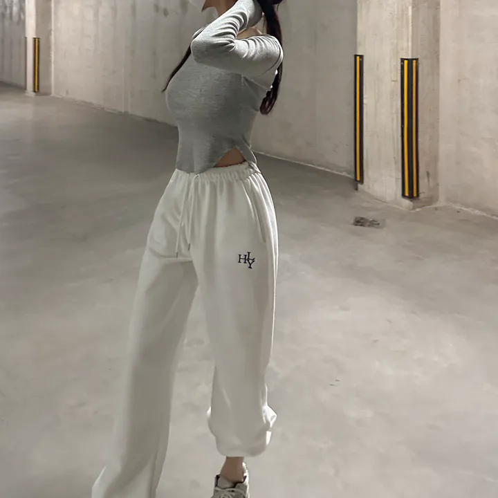 [8color/MADE] 하이퀄리티 웨하스 탄탄 와이드 조거팬츠 봄트레이닝 상세 이미지 36