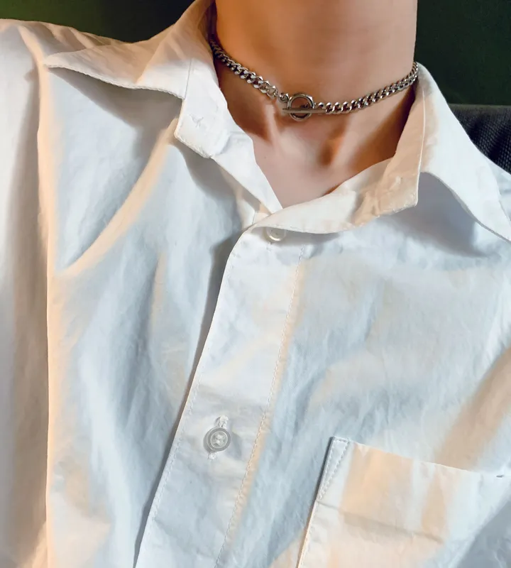 올써지컬 토글바 엔틱 체인 초커,목걸이 상세 이미지 10