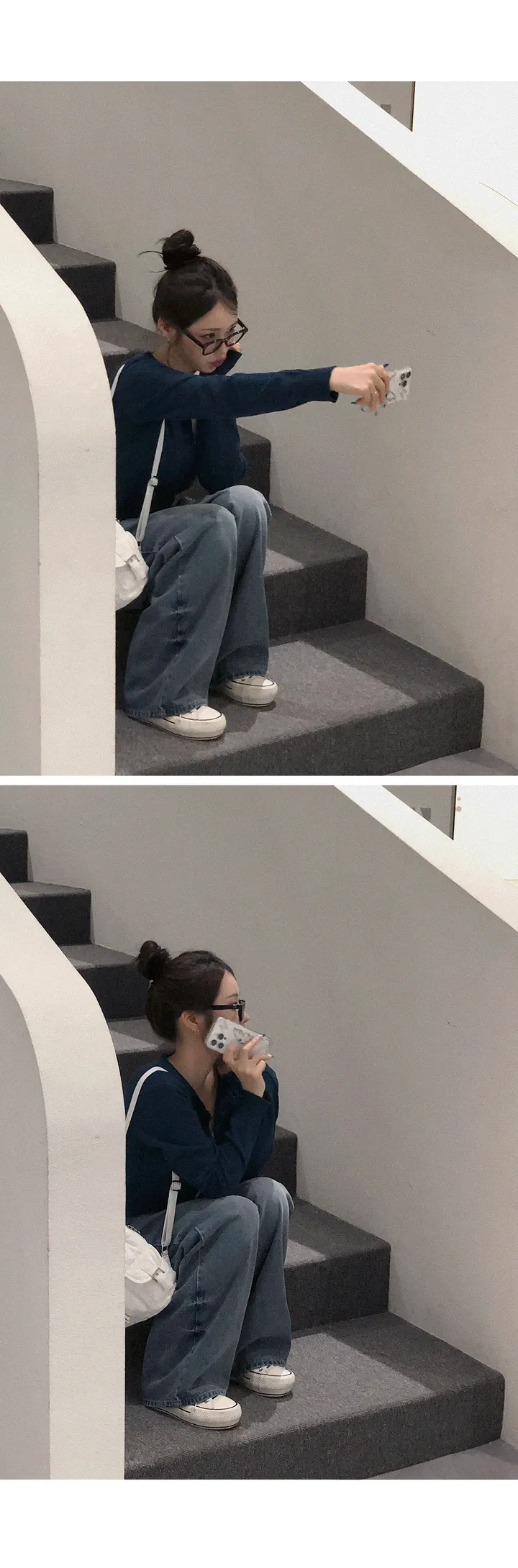 [기본템정석/색감예술🖤] 이브닝 라운드 여리핏 슬림핏 가디건 간절기가디건 봄가디건 가을가디건 가을아우터 가을옷 가을신상 상세 이미지 5