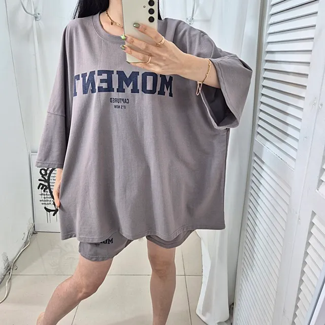 [4COLOR/~3XL] 오버핏 모먼트 트레이닝세트 상세 이미지 25