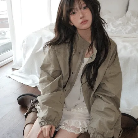 [핏보장/모델소장🖤] 버터 하프 숏 야상 점퍼 - 3color