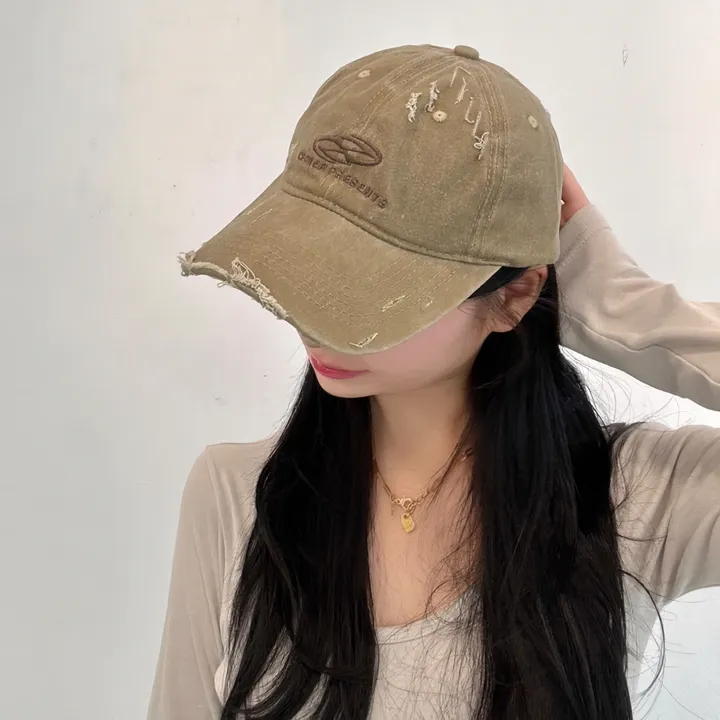 [🧢+팔찌+안경+캡가드증정❤/묶음할인✨] 캐피튜드 빈티지 리퍼 이파워 프리젠츠 볼캡 - 연예인핏 데일리 남녀공용 소두핏 레트로 소두핏 대두커버 연예인 아이돌 사계절 커플 모자 상세 이미지 114