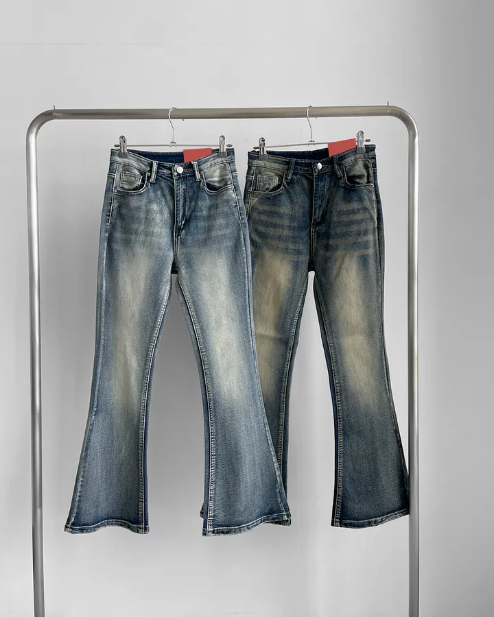 [~3XL/3기장] 뽀얀핏 스머징 텍스쳐 빈티지 워싱 쫀득 스판 부츠컷 데님 팬츠 바지 청바지 상세 이미지 71