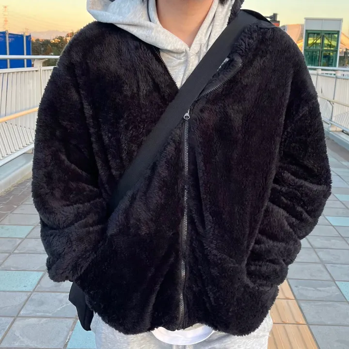 3size 남녀공용 커플룩 양털 후리스 후드집업 2color 상세 이미지 29