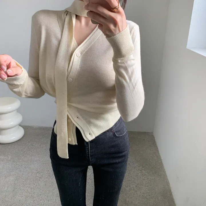 타이SET 랩 가디건 상세 이미지 7