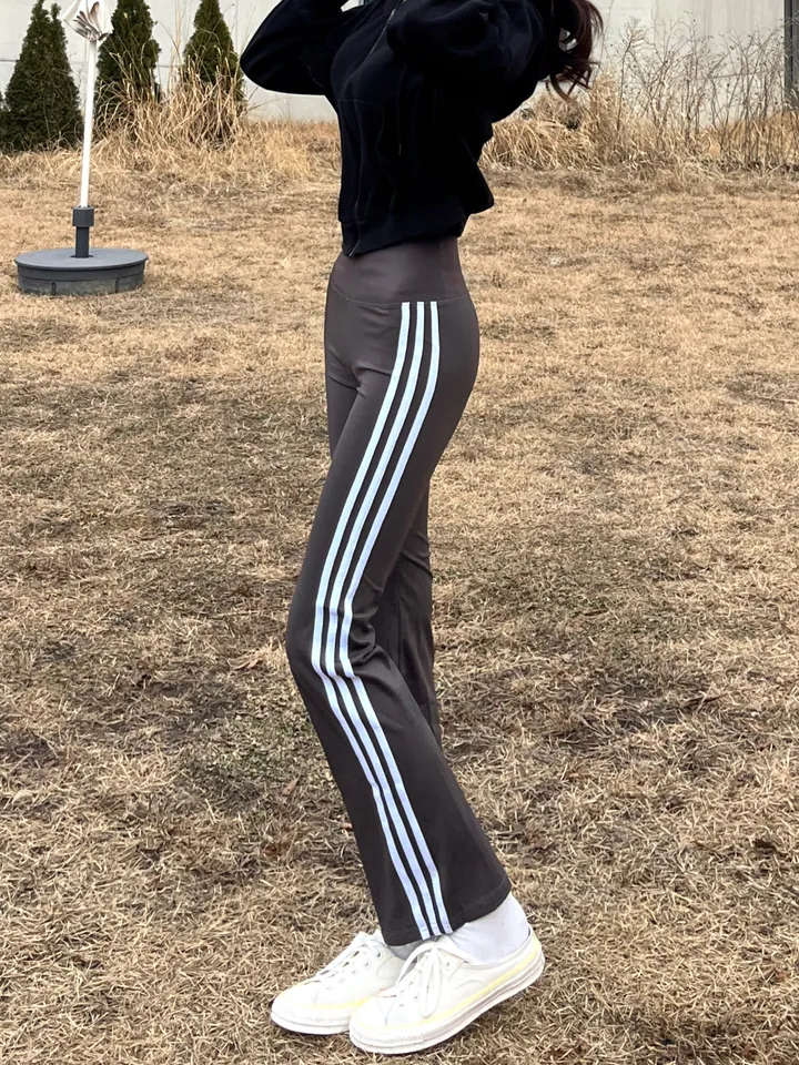 부츠컷 레깅스 롱팬츠 트레이닝 긴바지 요가복 필라테스 운동복 상세 이미지 3