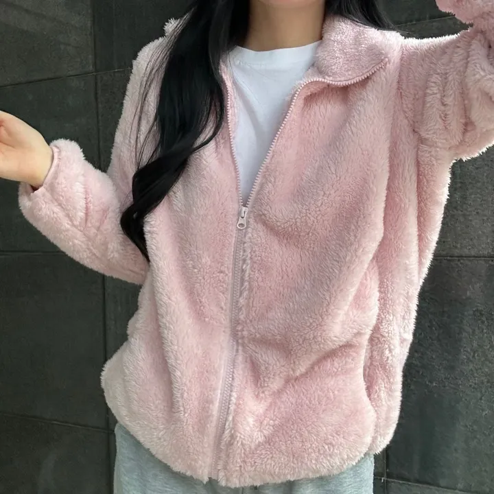 [효자템/세일] 💗양털 플리스 후리스 집업 커플 남여 공용 3color 상세 이미지 12