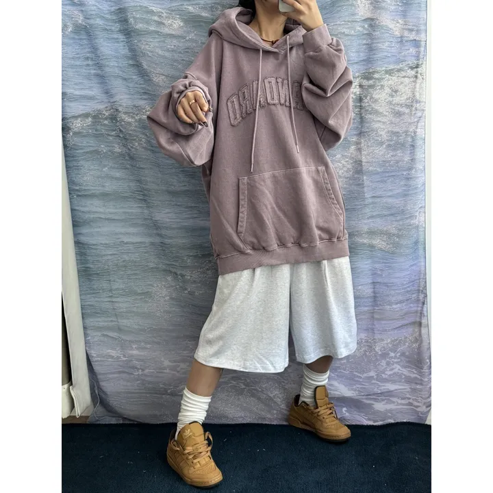 [UNISEX/기획특가/2size!]원턱 라인 루즈 와이드 버뮤다 트레이닝 하프 팬츠(5color) 상세 이미지 44