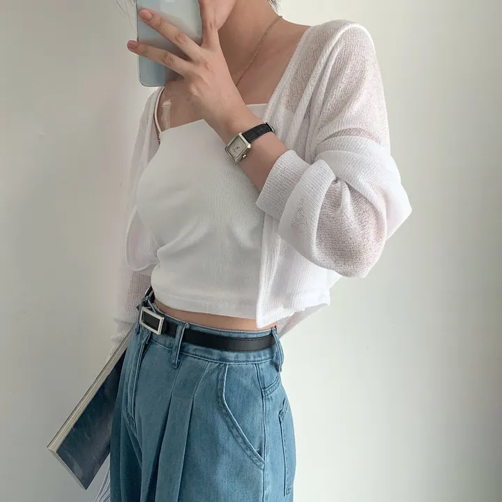 [햇빛차단☀️/블랙 당일출고!] 자체제작 #크치Made 순애 린넨 세미 크롭 볼레로 여름가디건 - cd (장마룩,워터밤,흠뻑쇼 필수템) 상세 이미지 109