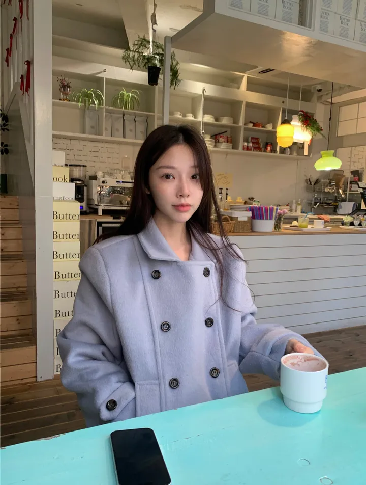 [문의폭주🚛/누빔안감/울함유] 베일리 더블 숏 코트 상세 이미지 15