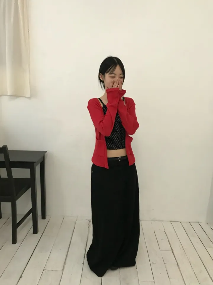 모에 펀칭 가디건(3color) 상세 이미지 22