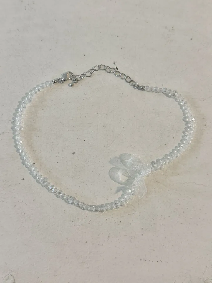 [made] 원 포인트 오간자 리본 초커 목걸이 (3color) 상세 이미지 27