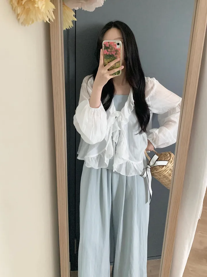 주아 린넨 뷔스티에 팬츠 세트 상세 이미지 30
