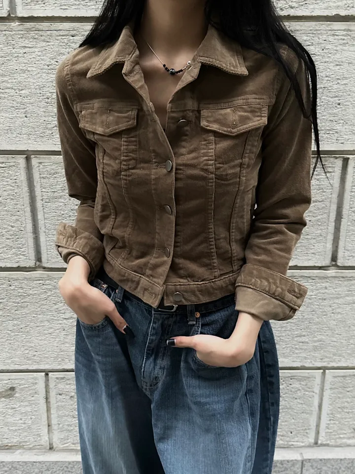 [당일배송🚀/가성비아우터!/핏보장] 코듀로이 슬림핏 자켓 상세 이미지 19
