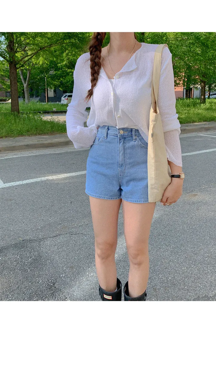 [살안타💖] 팝핑 솜사탕 니트 가디건크롭 시스루 레이어드 볼레로 커버업 부클 가디건 가을 간절기 아우터 살안타템 상세 이미지 47