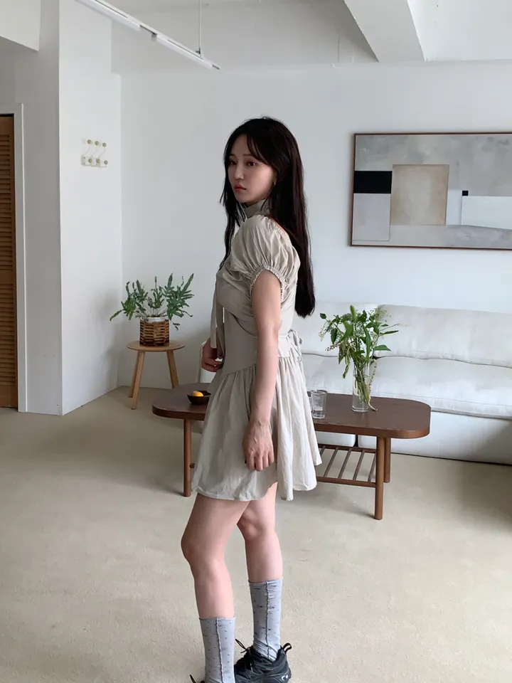 드레스 모델 착용 이미지-S1L25