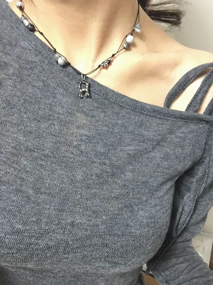 [자체제작] [주문폭주] ❥❥ Dark matter  Necklace (Cat Ver.) 고양이 원석 목걸이 상세 이미지 22