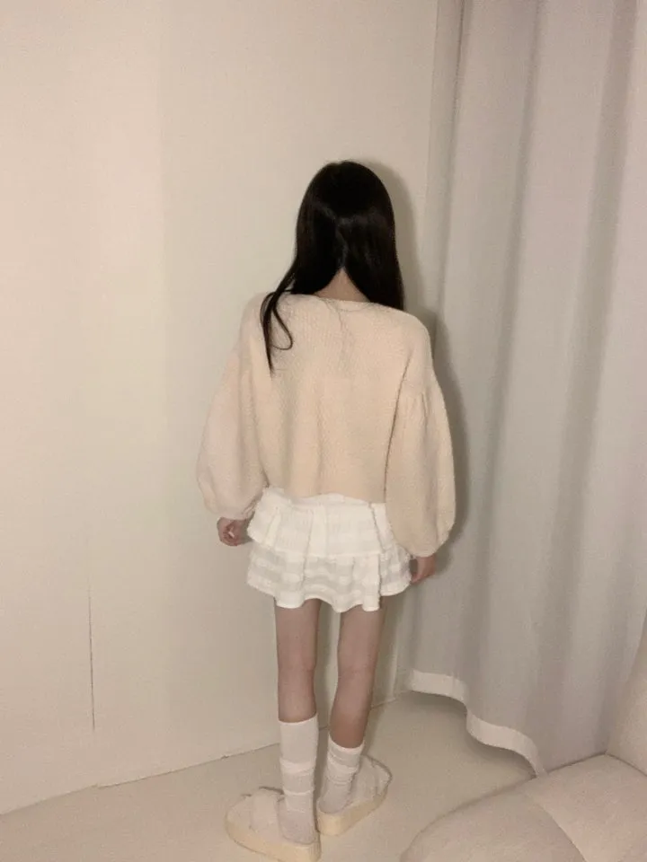 퍼프소매 베이 볼레로cd 상세 이미지 12