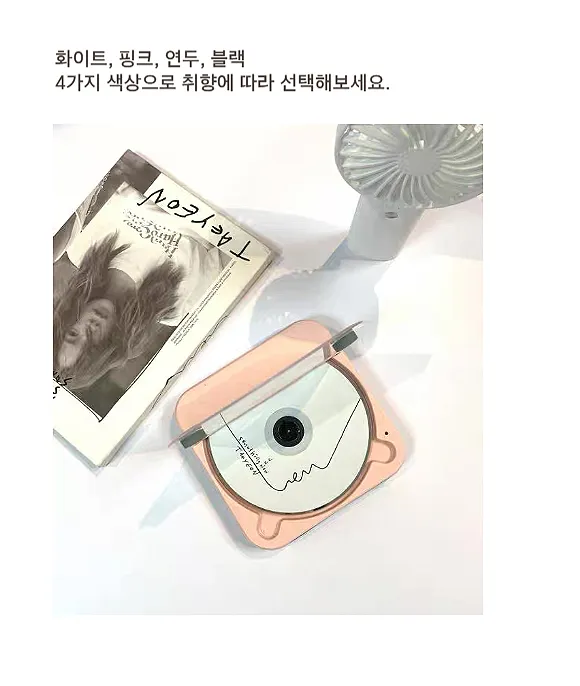 [해외] 레트로 휴대용 CD 플레이어 블루투스 가능 MP3 스피커 USB Y2K 분위기 감성 상세 이미지 10