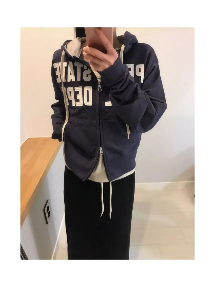 [봄신상🤍/핏보장] 프린팅 후드집업 (4color) 상세 이미지 12
