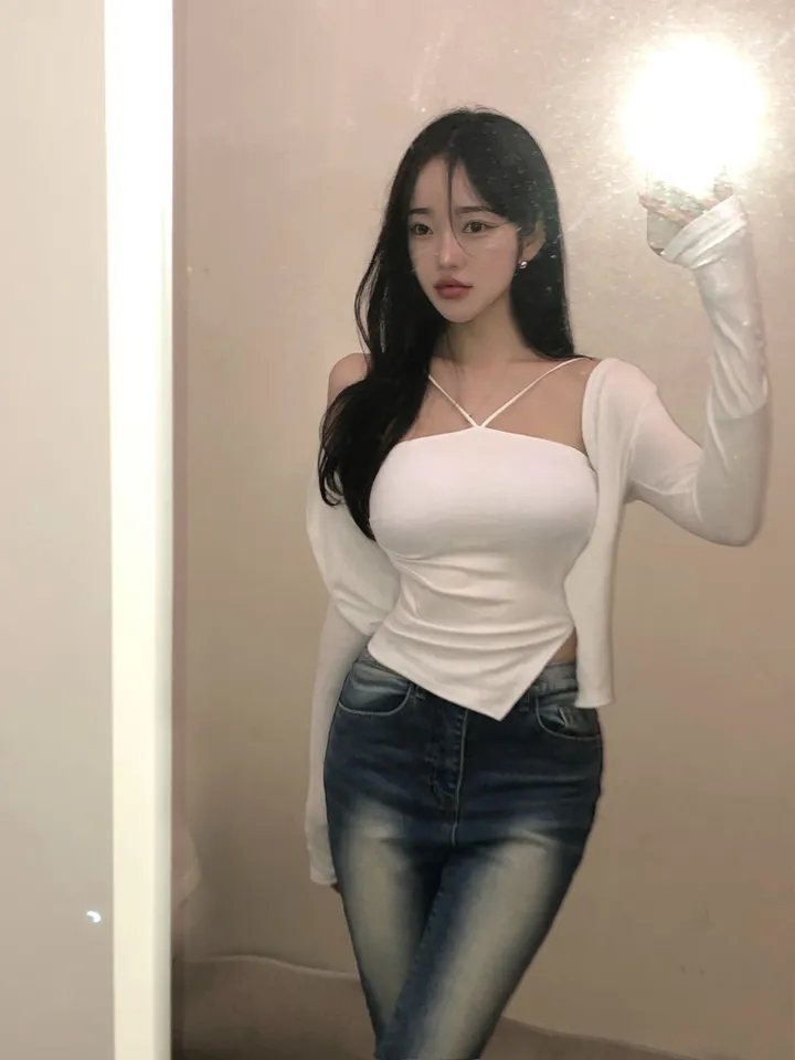 [*set/핏보장] 메이 홀터 셔링 나시 가디건 세트-5col 상세 이미지 10
