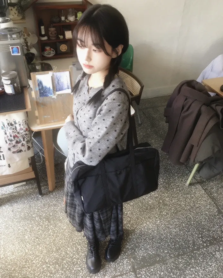 [모델소장/봄신상🖤] about dot knit cd 상세 이미지 18