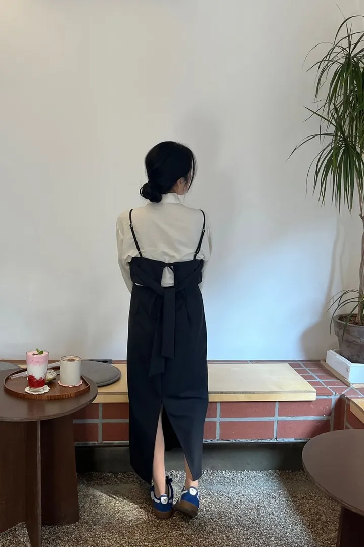 [set가격💛국내생산] 뷔스티에 + 롱 스커트 투피스 셋업 set (2color) 상세 이미지 14