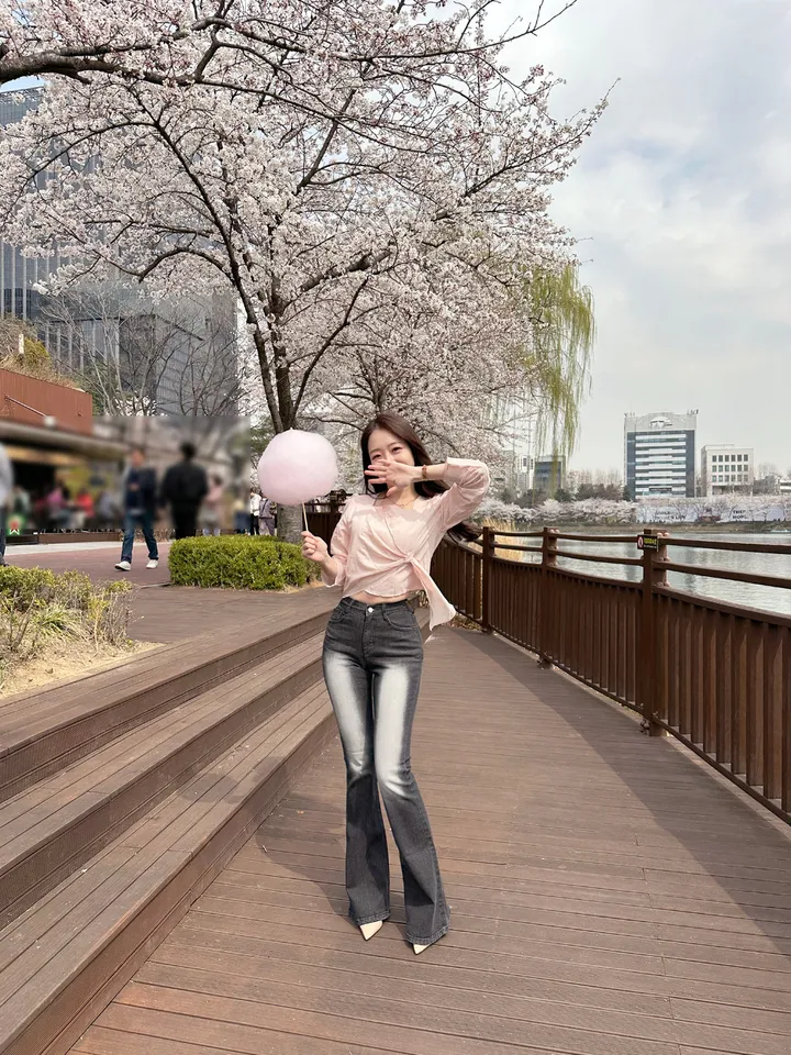 [자체제작/허리쏘옥/히든밴딩/기본,롱ver] -3kg 몸매 보정 워싱 롱 부츠컷 데님 청바지 롱팬츠 상세 이미지 124