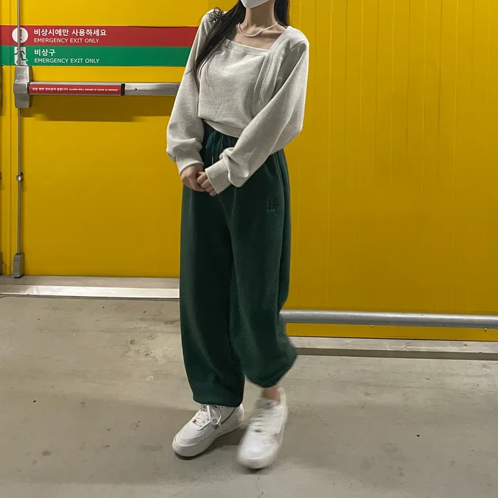 [8color/MADE] 하이퀄리티 웨하스 탄탄 와이드 조거팬츠 봄트레이닝 상세 이미지 146