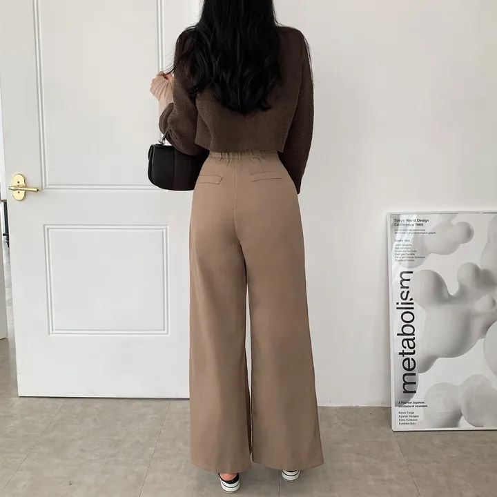 [부분 당일배송🎀1000장돌파!! 리뷰극찬🔥컬러추가!] 트위드 세미 크롭 자켓 노카라 간절기 하객룩 숏자켓 핑크 아이보리 블랙 네이비 - 5colors 상세 이미지 46