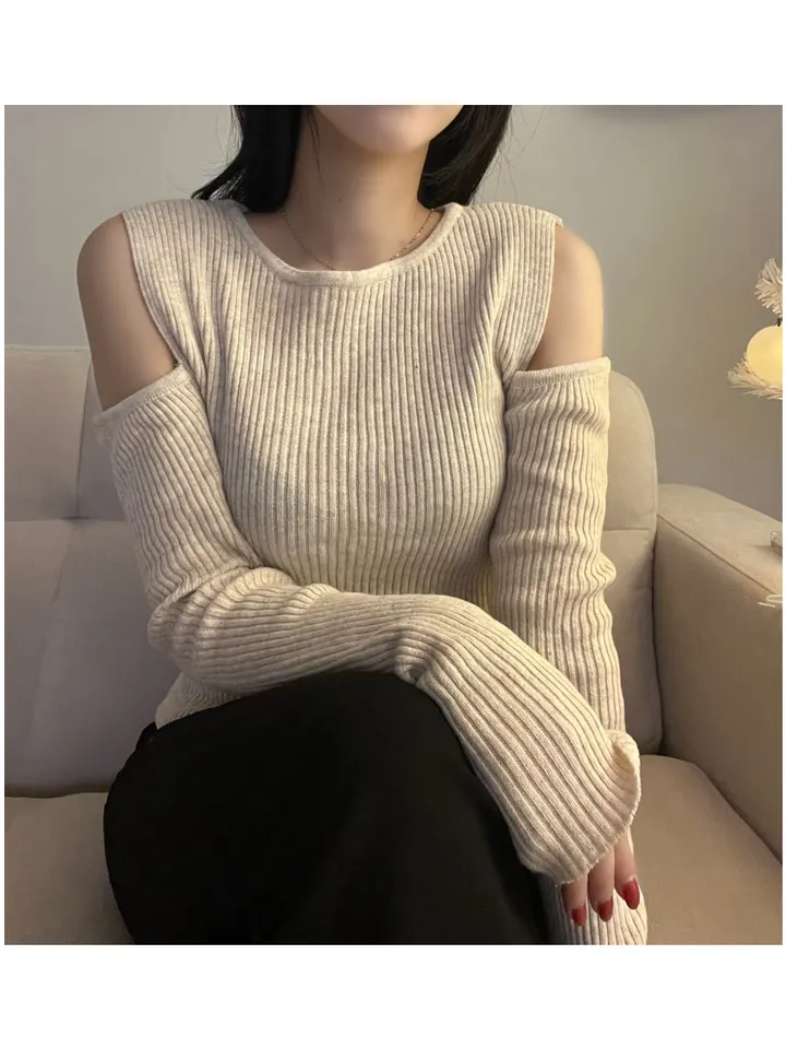 [ cashmere3% ] 골지 트임 긴팔티 (4color) 상세 이미지 24