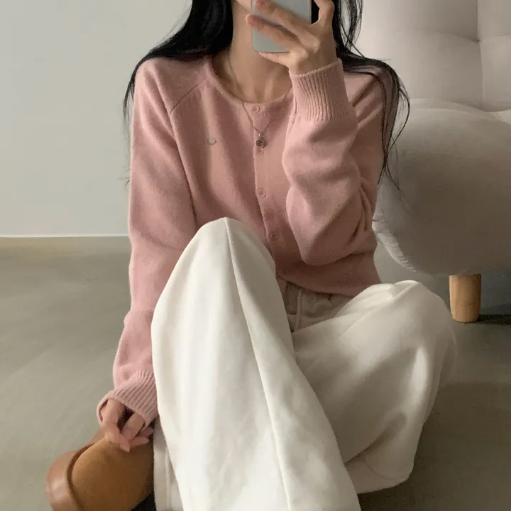 [후기보장🤍/Wool] 에버닌 펜던트 니트 가디건 - 7color 상세 이미지 10