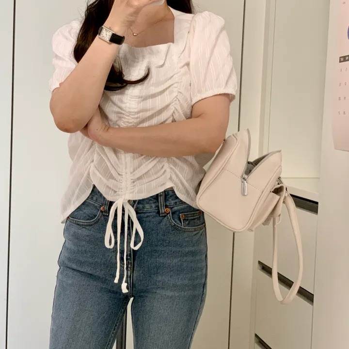 3color 발레코어 리본숄더백 데이트룩 데일리백 데이트가방 실버백 여행가방 RB01 상세 이미지 46