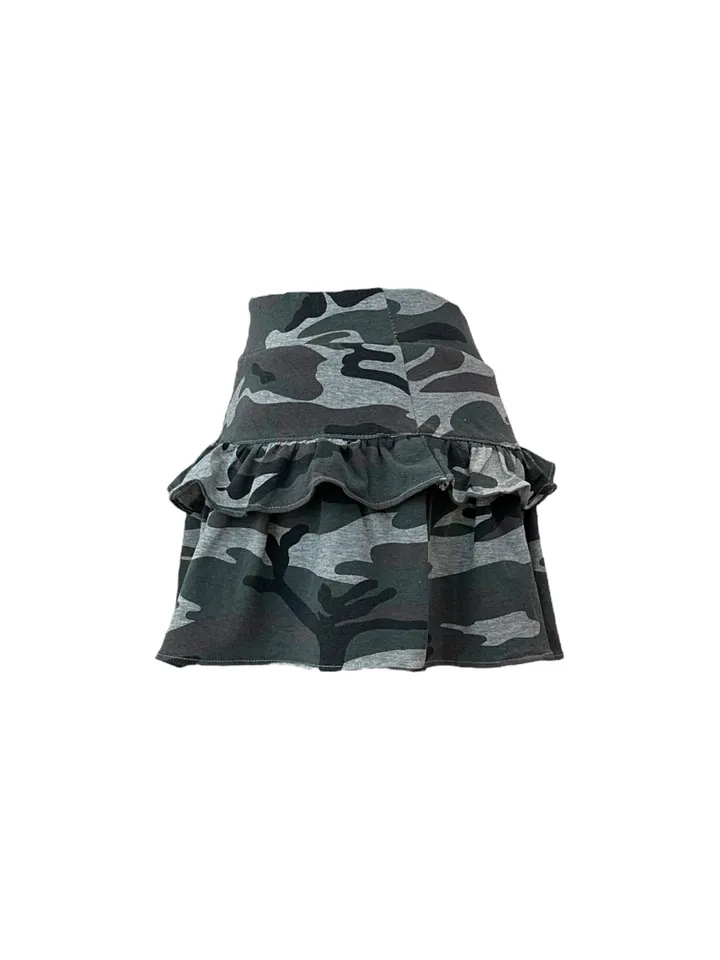 Camo military top skirt set 카모 밀리터리 탑 스커트 세트 상세 이미지 37
