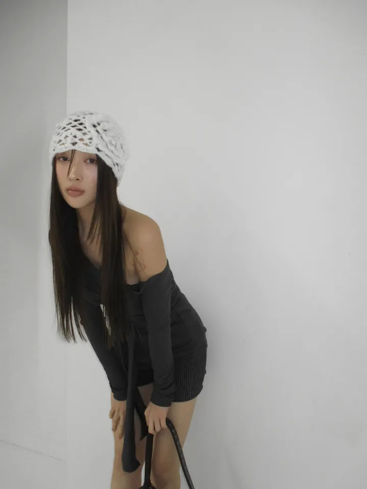 빅 플라워 코르셋 비니(5color) 상세 이미지 33