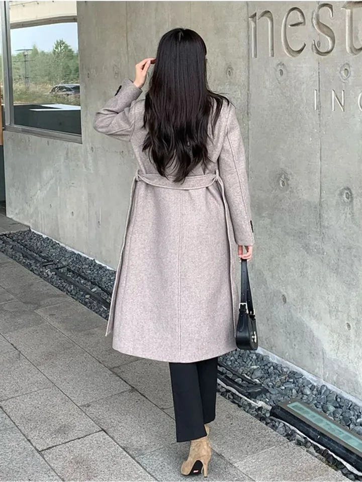 [당일출고🌹] 토토 바바리 롱코트 / 겨울코트 벨트코트 핸드메이드코트 코트 떡볶이코트 싱글코트 더블커트 밍크코트 롱패딩 숏패딩 양털코트 무스탕 겨울자켓 하객룩 아우터 점퍼 트위드자켓 트렌치코트 바바리코트 후드코트 후드롱코트 케이프코트 망토자켓 연말룩 청 상세 이미지 24