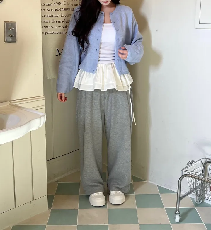 [다음날도착!당일배송/봄가디건/핏보장]라운드 벌룬 아방핏 니트 가디건/9color 상세 이미지 18