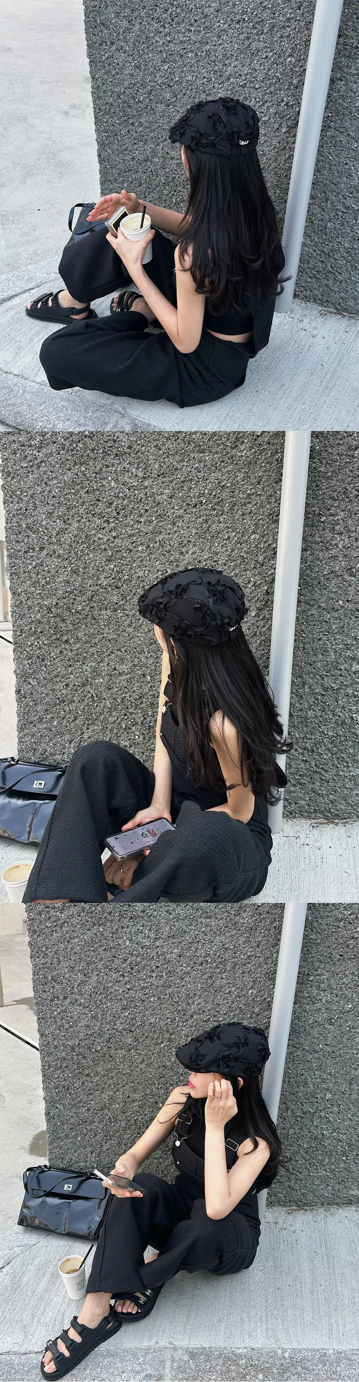 레터링포인트 썸머헌팅캡 헤어리헌팅캡모자 레이스수술 뒷밴딩마도로스캡 상세 이미지 11