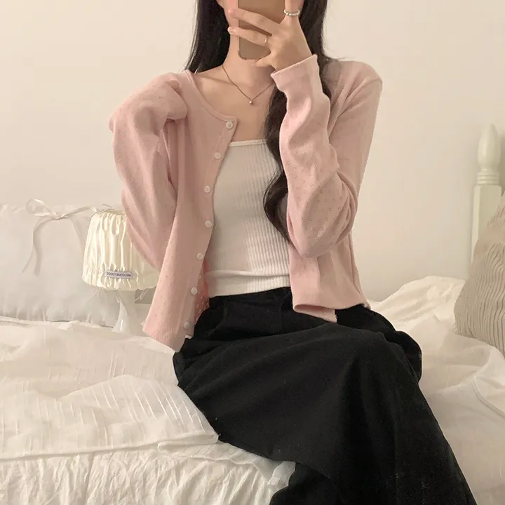 로로 펀칭 가디건 (8color) 상세 이미지 42